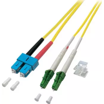 EFB-Elektronik Jumper Duplex LC/APC-SC 9/125 µ, OS2, LSZH, Amarelo, 2,0 mm, 3 m
