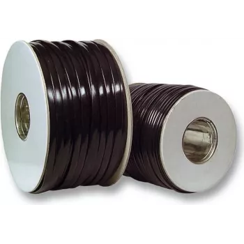 EFB Elektronik cabo plano modular de 10 fios preto, rolo de 100 m