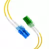 EFB Elektronik cabo de patch de fibra ótica LC/APC monomodo OS2 20 m amarelo