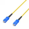EFB-Elektronik cabo de patch de fibra ótica simplex SC-SC G657.A2 5m 3,0mm amarelo 9/125µm