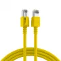 EFB Elektronik DCK1001GE.0,5 cabo de patch LED RJ45 Cat.6A S/FTP FRNC, amarelo