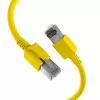 EFB Elektronik DCK1001GE.0,5 cabo de patch LED RJ45 Cat.6A S/FTP FRNC, amarelo