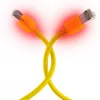 EFB Elektronik DCK1001GE.0,5 cabo de patch LED RJ45 Cat.6A S/FTP FRNC, amarelo