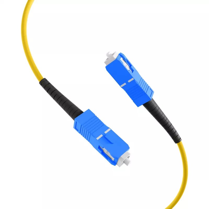 EFB Elektronik cabo de patch de fibra ótica simplex SC-SC OS2 G657.A2 15m 3,0mm amarelo 9/125µm