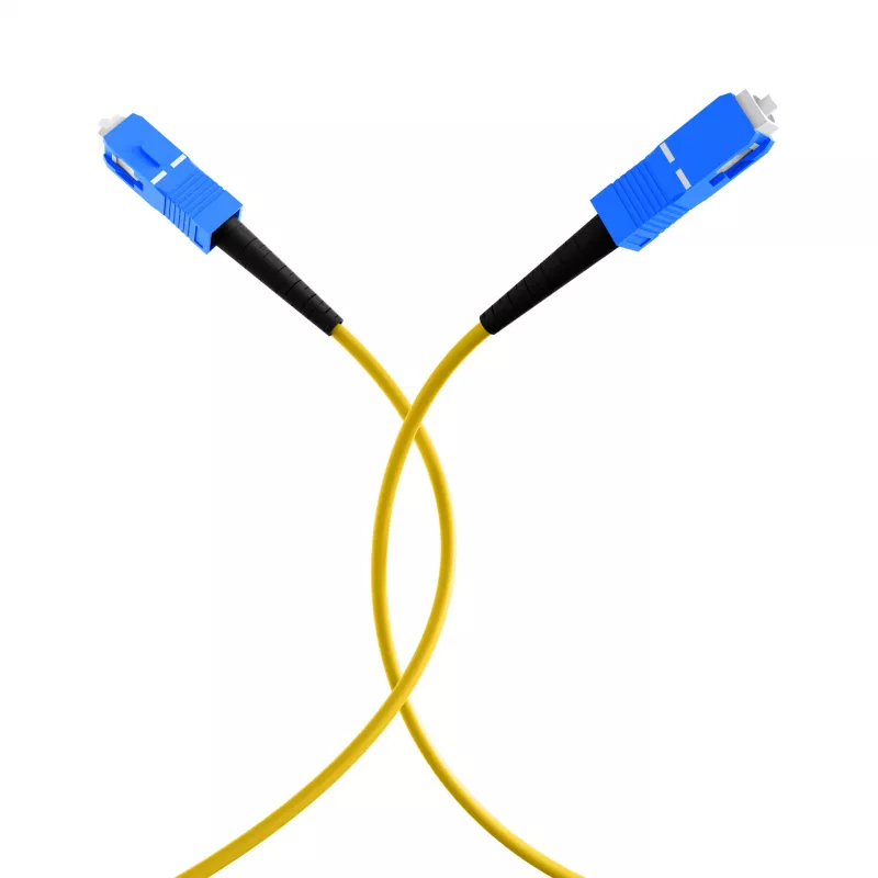 EFB Elektronik cabo de patch de fibra ótica simplex SC-SC OS2 G657.A2 15m 3,0mm amarelo 9/125µm