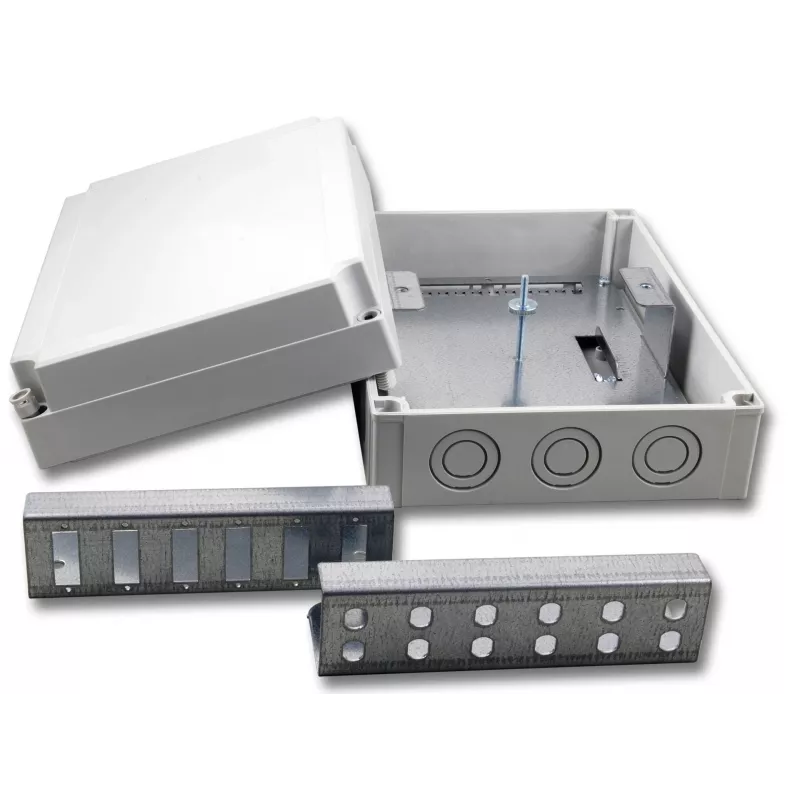 EFB Elektronik caixa de distribuição de fibra ótica - RAL 7035 - 12x SC duplex OM4