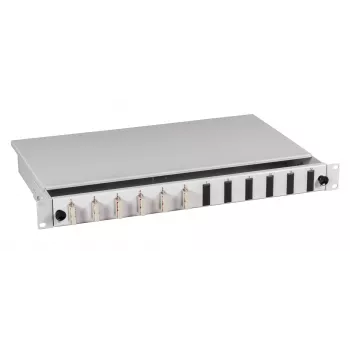 EFB Electronics caixa de fusão SC 50/125µm OM4 não expansível 12 pigtails/6 acopladores