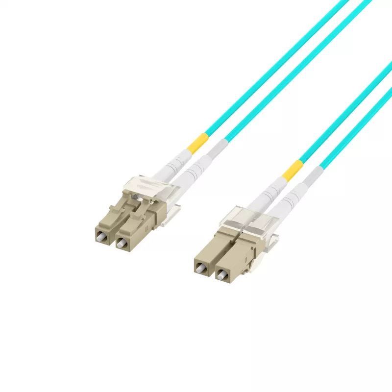 EFB Elektronik Jumper duplex LC-LC 50/125µm OM3 LSZH aqua 2.0mm 35m