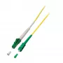 EFB Elektronik Cabo de patch de fibra ótica simplex LC/APC-SC/APC G.657.A2 20 m 2,0 mm amarelo 9/125 µm