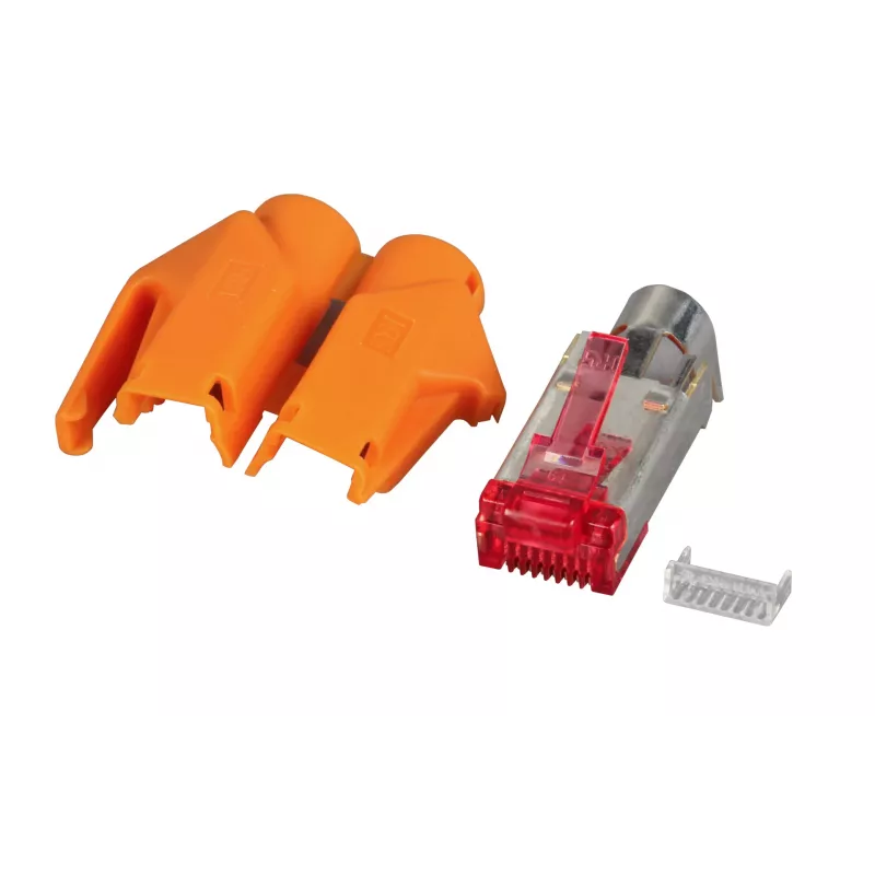 EFB Elektronik Ficha RJ45 Hirose TM21 STP Cat.6 laranja 50 unid.