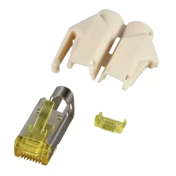 EFB Elektronik Ficha RJ45-Hirose STP TM31 bege 100 unid. 3 elementos Cat.6A