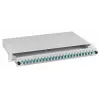 EFB-Elektronik Caixa de fusão preta LC 9/125µm OS2 pull-out 24 pigtails / 12 acopladores