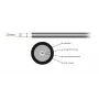 EFB Elektronik INFRALAN Cabo de fibra ótica U-DQ(ZN)BH 50/125 µm OM2, 1750 N (54212.1L-CPR)