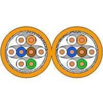 EFB Elektronik INFRALAN Cat.7 1000 AWG23 S/FTP 2x4P CPR Eca laranja Cabo de instalação 500m