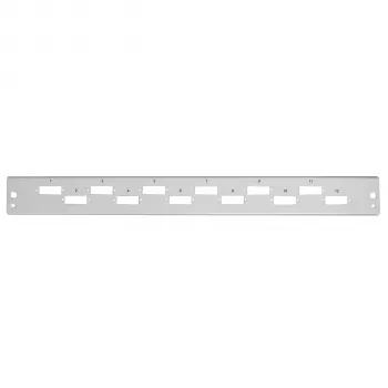 EFB Elektronik Painel frontal 12 x SC Duplex / LC Quad, Vertical, Cinzento