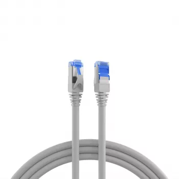 EFB Elektronik Cabo de patch Cat6a S/FTP RJ45 IPK-6A-U-TPE-GR-0050 0,5m Cinzento