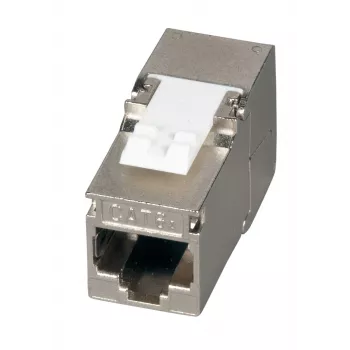 EFB Elektronik Keystone RJ45 Slimline Cat.6A Prateado STP PVP Component pack de 12 - Power over Ethernet - RJ-45