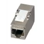 EFB Elektronik Keystone RJ45 Slimline Cat.6A Prateado STP PVP Component pack de 12 - Power over Ethernet - RJ-45