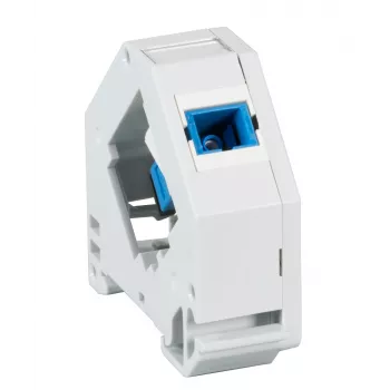 EFB Adaptador para calha DIN para LC/APC Singlemode, 2 portas