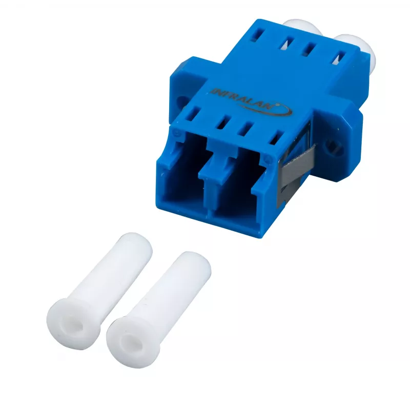 EFB Electronics Acoplador LC-Duplex OM4 Plástico, caixa violeta, monobloco, SC-Simplex