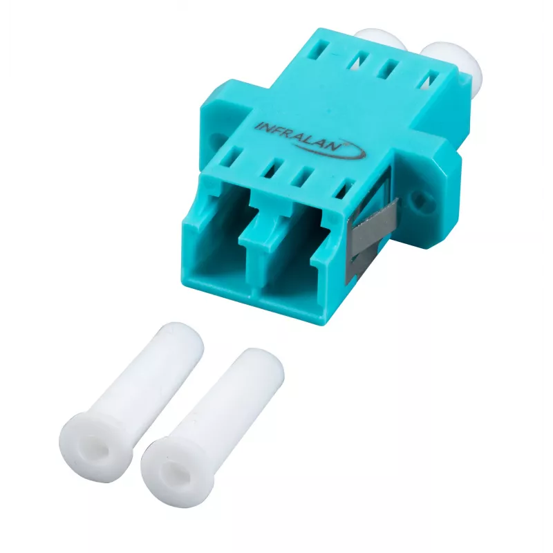 EFB Electronics Acoplador LC-Duplex OM4 Plástico, caixa violeta, monobloco, SC-Simplex