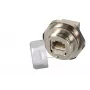 EFB Elektronik Acoplador de passagem RJ45 Cat.6A IP67, fêmea/fêmea, M25, Service-Port (IP67DFKRJ45FLHS)