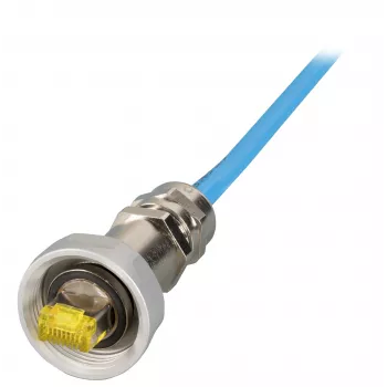 EFB Elektronik Prensa-cabos IP67, M25, RJ45, TM31 macho para TM31 macho 2,0 m