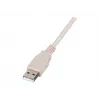 EFB IP67 Prensa-cabos USB 2.0 M20, ficha macho USB Type-A para ficha macho USB Type-A, 1,0 m, prateado/preto