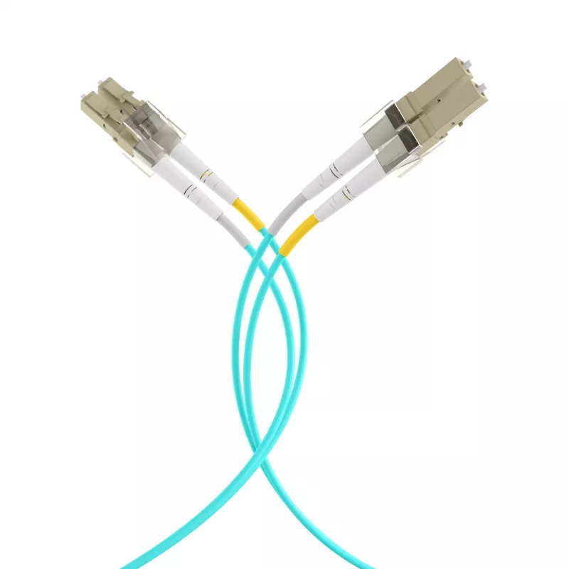 EFB Elektronik IPL-DF-LCULCU-3-0050 Cabo de fibra ótica, 0,5 m, OM3, LC/UPC para LC/UPC, duplex, LSZH, água