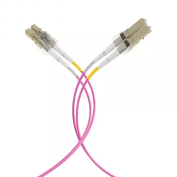EFB Elektronik IPL-DF-LCULCU-4-0050 Cabo de fibra ótica, 0,5 m, OM4, LC duplex, água