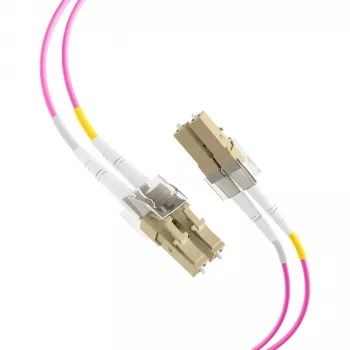 EFB Elektronik IPL-DF-LCULCU-4-0050 Cabo de fibra ótica, 0,5 m, OM4, LC duplex, água