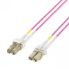 EFB Elektronik IPL-DF-LCULCU-4-0050 Cabo de fibra ótica, 0,5 m, OM4, LC duplex, água