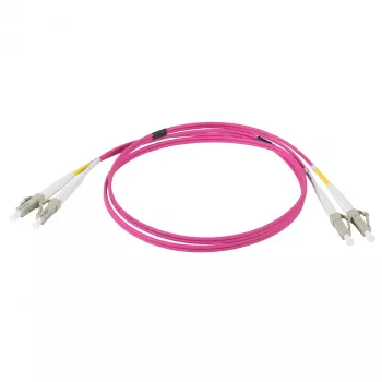EFB Elektronik IPL-DR-LCULCU-4-0050 Cabo de fibra ótica, 0,5 m, OM4, LC/UPC duplex, água