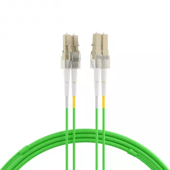 EFB Electronics IPL-DR-LCULCU-5-0050 Cabo de fibra ótica, OM5, LC/UPC para LC/UPC, 0,5 m, LSZH, verde-limão