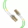 EFB Electronics IPL-DR-LCULCU-5-0050 Cabo de fibra ótica, OM5, LC/UPC para LC/UPC, 0,5 m, LSZH, verde-limão