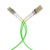 EFB Elektronik Jumper duplex LC-LC 50/125µm OM5 LSZH verde-limão 2,0mm 7,5m