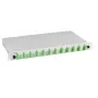 EFB Electronics Caixa de fusão extensível SC 24 pigtails Offset 12 acopladores OM3
