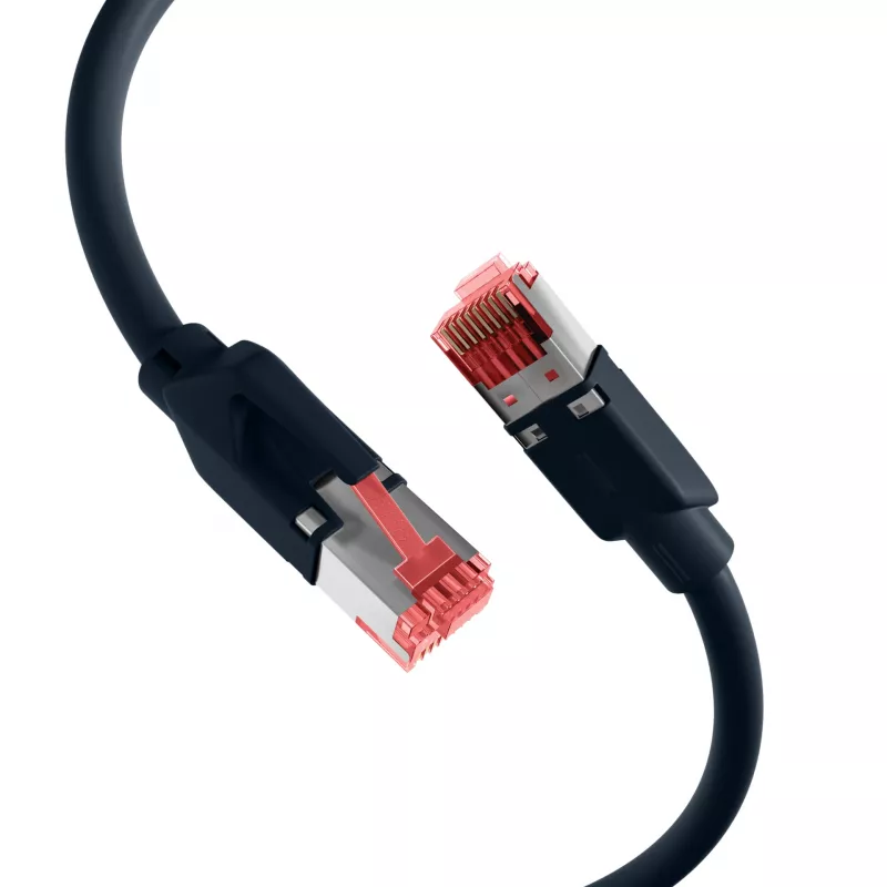 EFB-Elektronik Cabo de patch RJ45 Cat.6A S/FTP LSZH Draka UC900 TM21 preto 40m