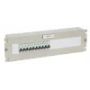 EFB-Elektronik 19 polegadas 3U distribuição de energia / caixa para disjuntores de proteção, RAL 9005 preto intenso