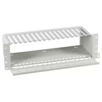 EFB Elektronik Suporte FTTH 19 polegadas 3U para 17 módulos FTTH-MODUL-X incl. gestão de cabos