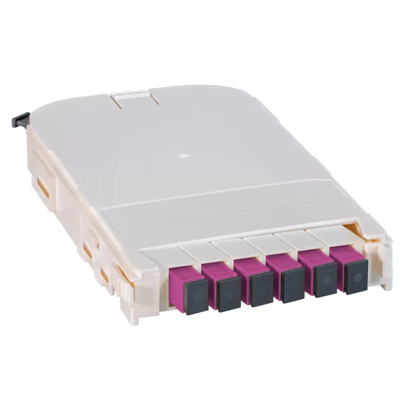 EFB Elektronik Módulo FTTH para FTTH-BGT, 6 portas SC com acopladores cerâmicos OM3