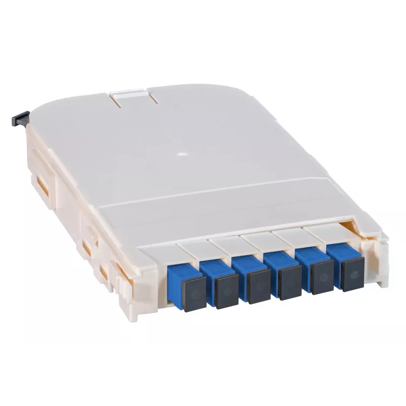 EFB Elektronik Módulo FTTH para FTTH-BGT, 6 portas SC com acopladores cerâmicos OM3