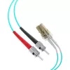 EFB Elektronik O0313.40 Cabo de patch de fibra ótica, OM3, 40 m, LC-ST, azul-piscina