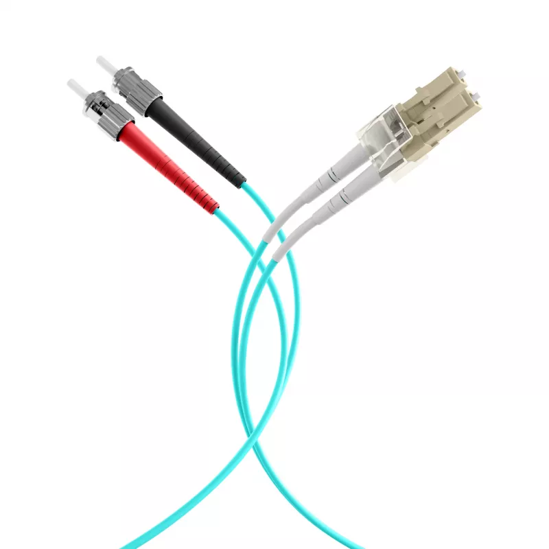 EFB Elektronik O0313.40 Cabo de patch de fibra ótica, OM3, 40 m, LC-ST, azul-piscina