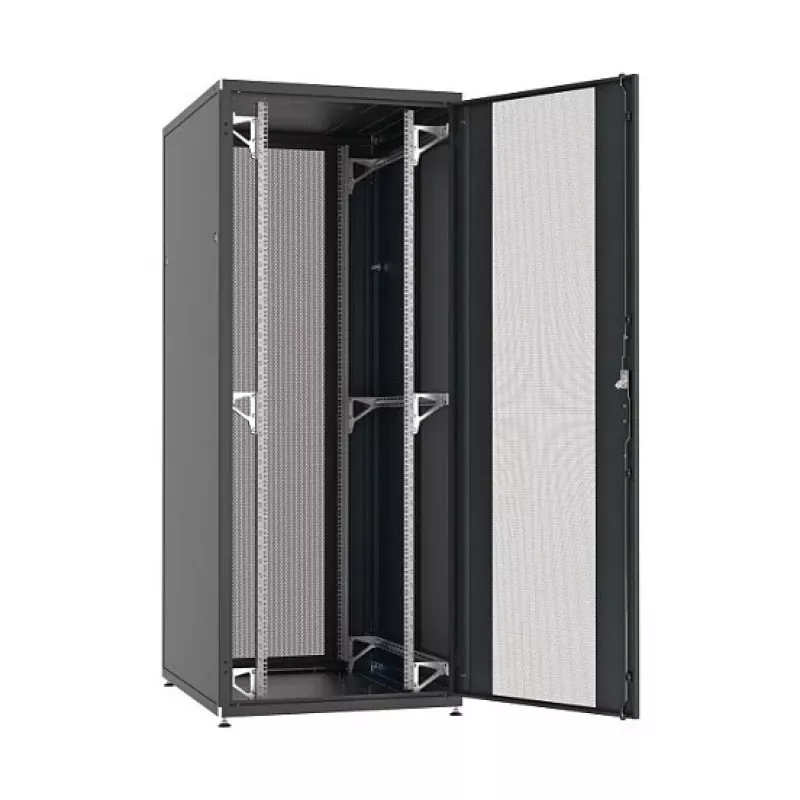 Armário de servidor/armário de rede EFB Elektronik PRO 42U 19 polegadas Jet Black RAL 9005 800x1000mm