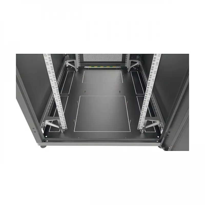 Armário de servidor/armário de rede EFB Elektronik PRO 42U 19 polegadas Jet Black RAL 9005 800x1000mm