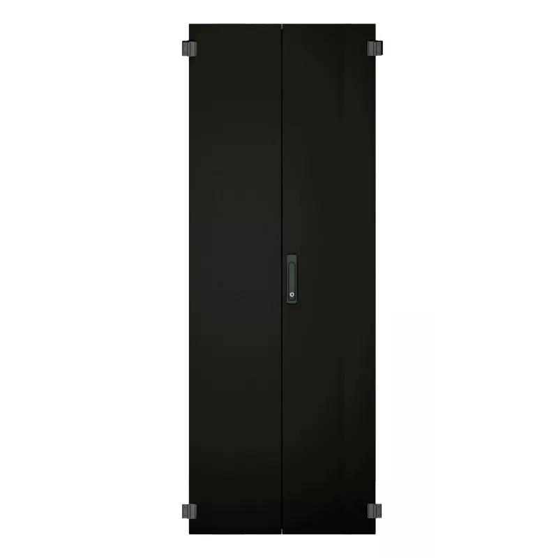 EFB PRO-TUR428S2.GR Porta de armário para PRO 42HE, largura 800 mm, aço, 2 peças, puxador rotativo, RAL 7035 cinzento-claro