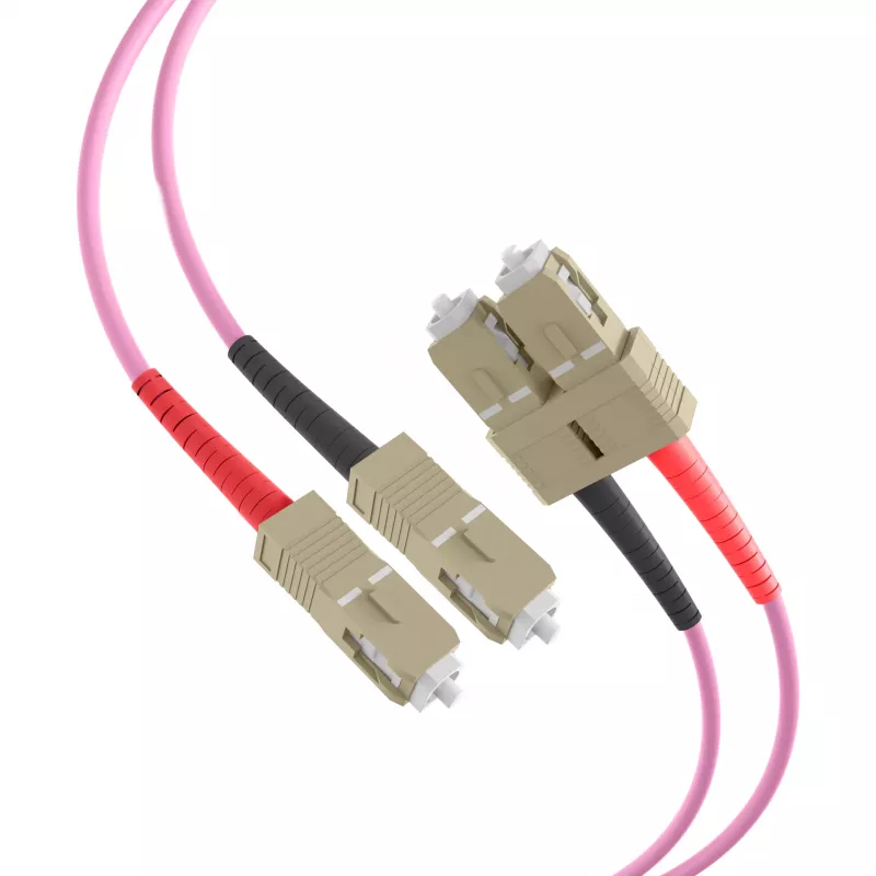 EFB Electronics O0318FT.30 - 30 m - I-V(ZN) HH - OM4 - SC - SC Duplex Cabo de patch de fibra ótica