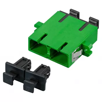 EFB Elektronik Acoplador de fibra ótica SC/APC simplex monomodo, azul