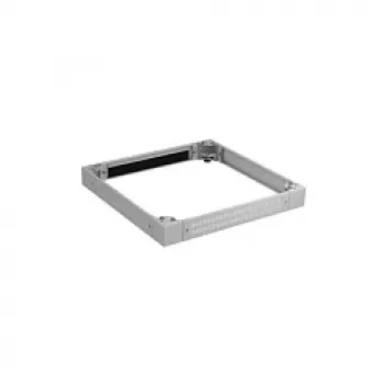 EFB-Elektronik Base para armário de servidor série PRO 800x1200 mm, altura 100 mm, RAL 7035 cinzento-claro